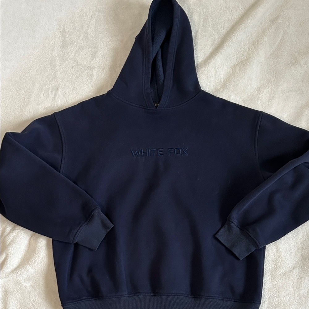 White Fox Boutique Navy Hoodie